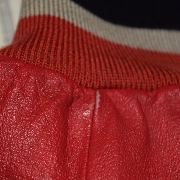 🔥RARE🔥 VINTAGE 1990'S LOONEY TUNES "JUST CHILLIN" LEATHER BOMBER JACKET XL - Picture 11 of 13